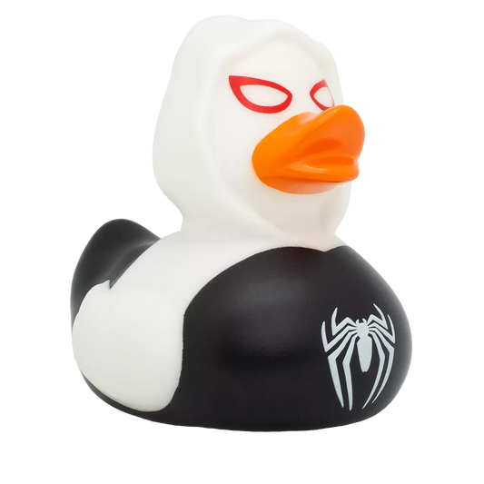 BLACK SPIDY DUCK, WHITE