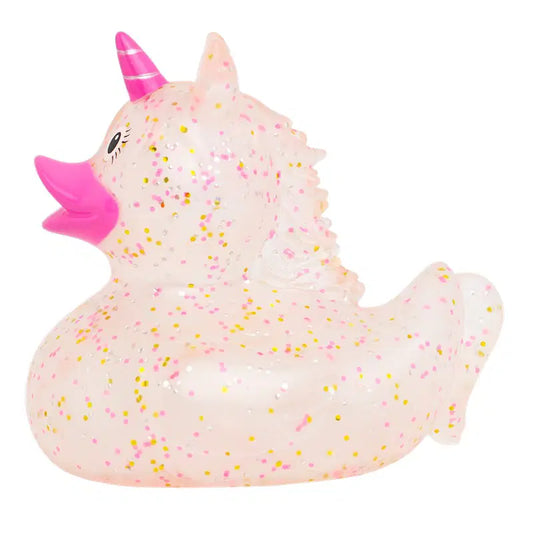 Glitter Unicorn Pink Duck