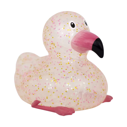 GLITTER FLAMINGO DUCK