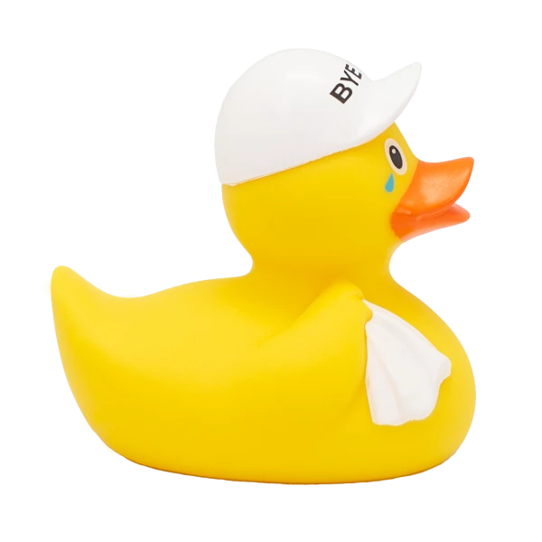 Bye Bye Duck - GoneQwackers Rubber Duck Gift shop