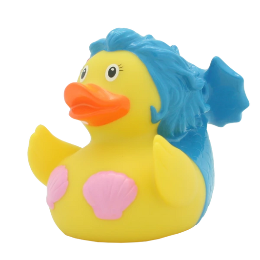 Mermaid Duck, Blue - GoneQwackers Rubber Duck Gift shop