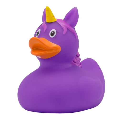 UNICORN DUCK, PURPLE - GoneQwackers Gift Store