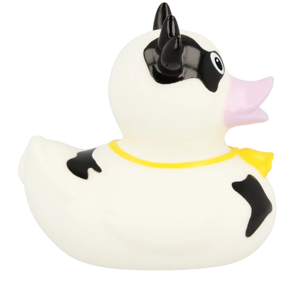 Cow Duck Black - GoneQwackers Rubber Duck Gift shop