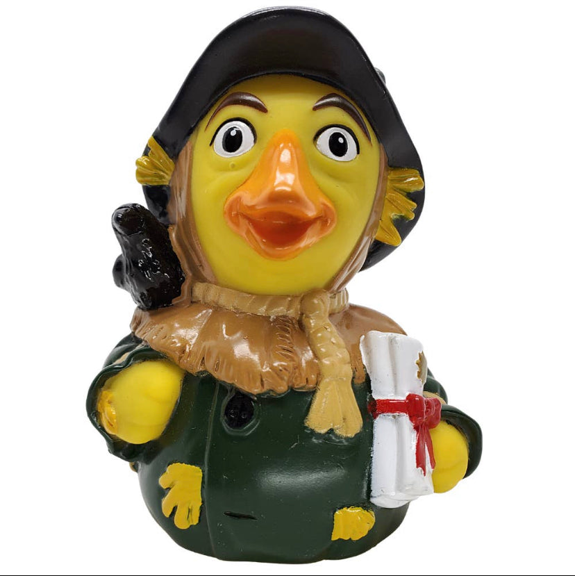 Scarecrow Duck, Wizard of Oz - GoneQwackers Rubber Duck Gift shop