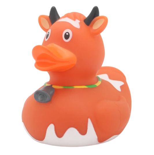 Cow Duck Brown - GoneQwackers Rubber Duck Gift shop