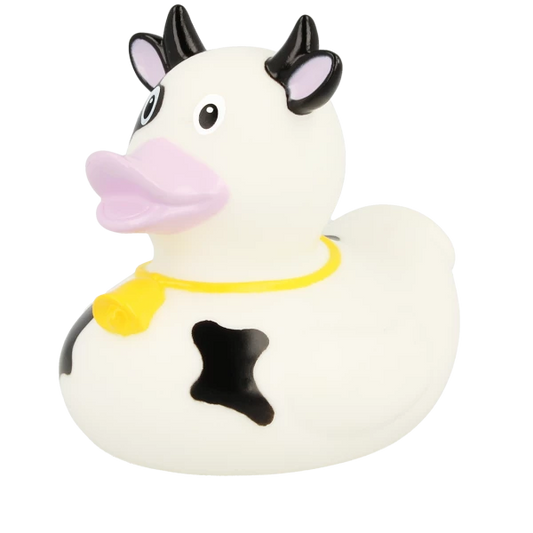 Cow Duck Black - GoneQwackers Rubber Duck Gift shop