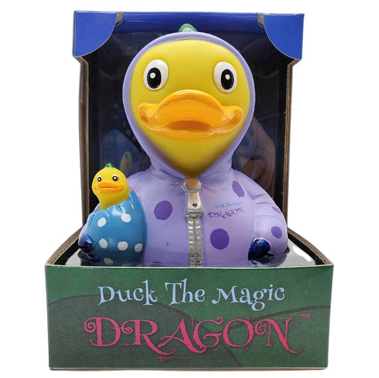 CelebriDuck, Duck The Magic Dragon - GoneQwackers Rubber Duck Gift shop