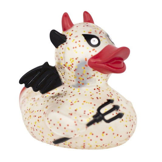Glitter Devil Rubber Duck