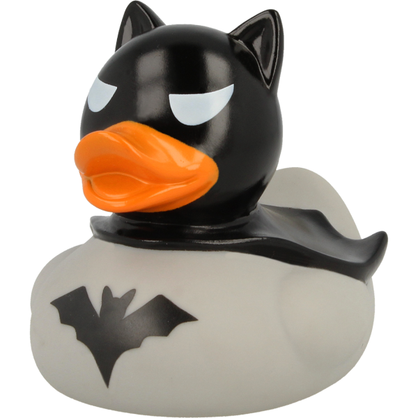 Dark Grey Bat Rubber Duck