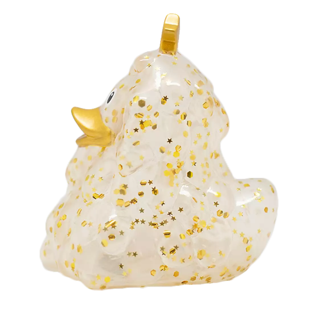 Glitter Christmas Tree Duck, Gold