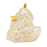 Glitter Christmas Tree Duck, Gold