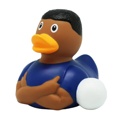 Football Star Rubber Duck, Blue
