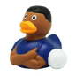 Football Star Rubber Duck, Blue