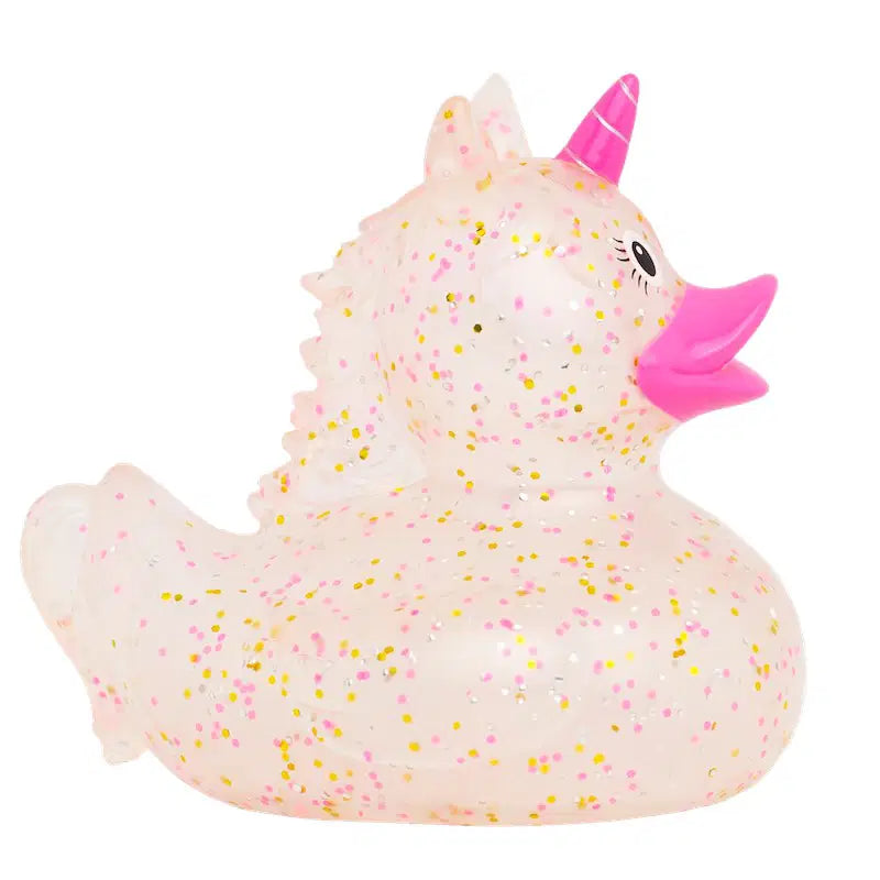 Glitter Unicorn Pink Duck