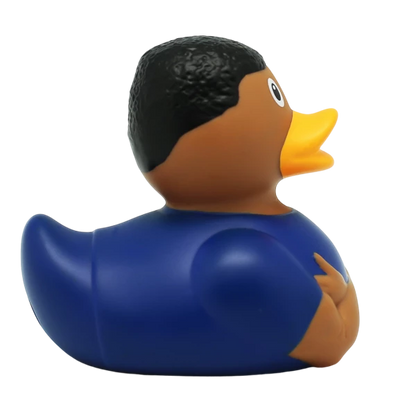 Football Star Rubber Duck, Blue