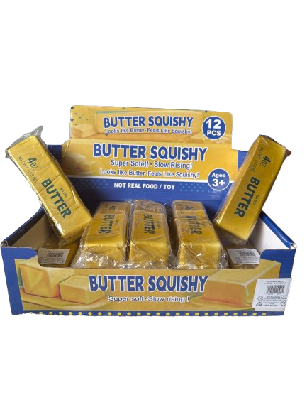 Butter Gold Medium Slow Rising Squishy Toy 13cm