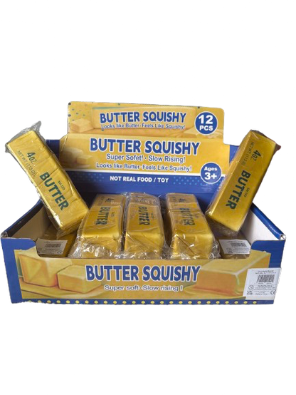 Butter Gold Medium Slow Rising Squishy Toy 13cm