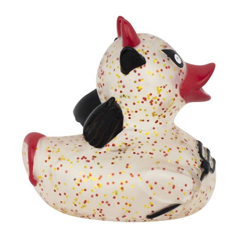 Glitter Devil Rubber Duck