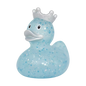 GLITTER DUCK WITH CROWN, BLUE