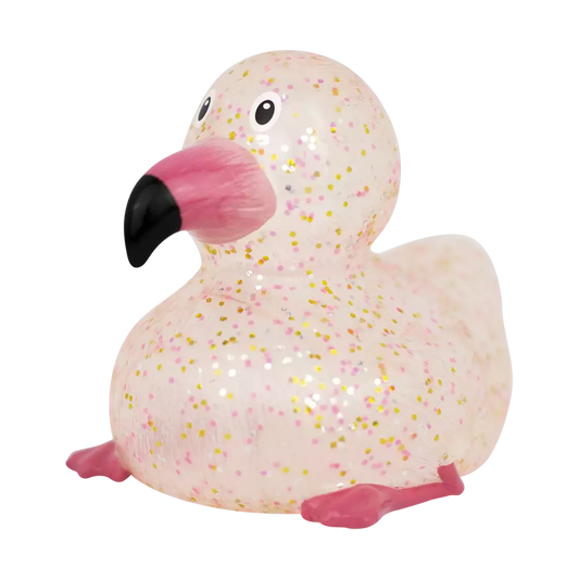 GLITTER FLAMINGO DUCK