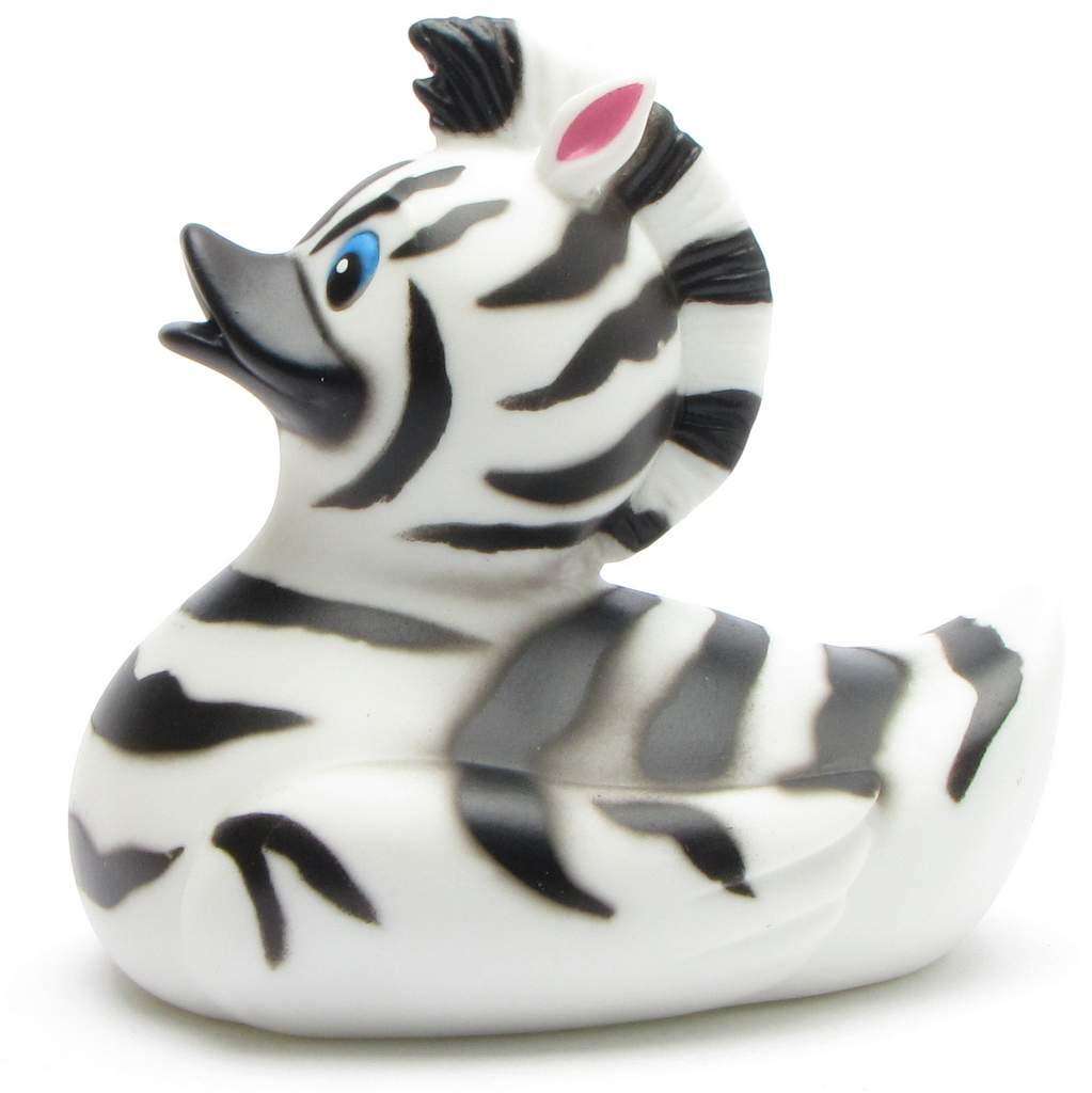 Zebra Rubber Duck