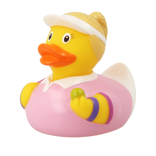 TENNIS PLAYER FEMALE DUCK - GoneQwackers Duck Gift shop