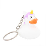KEY CHAIN WHITE UNICORN - GoneQwackers Gift Store