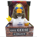 Give Geese a Chance Duck - GoneQwackers Rubber Duck Gift shop