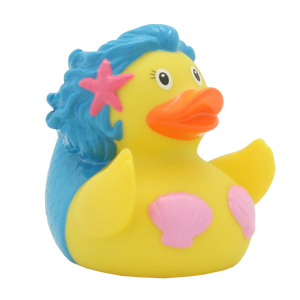 Mermaid Duck, Blue - GoneQwackers Rubber Duck Gift shop