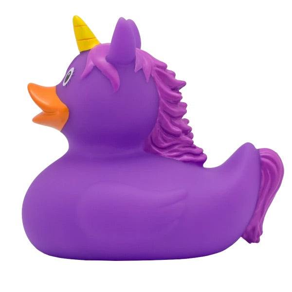 UNICORN DUCK, PURPLE - GoneQwackers Gift Store