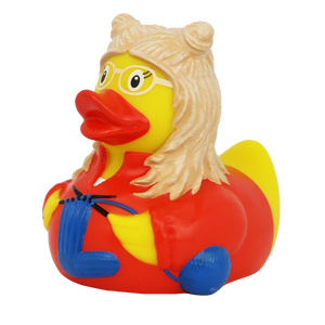 Knitting Duck - GoneQwackers Rubber Duck Gift shop