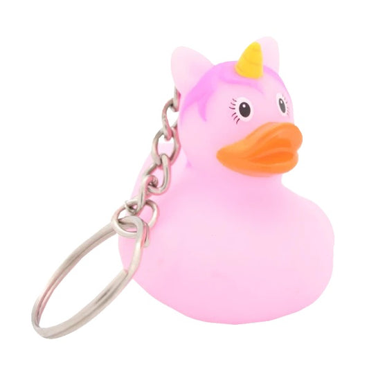 KEY CHAIN UNICORN, PINK - GoneQwackers Gift Store