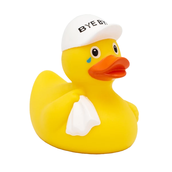 Bye Bye Duck - GoneQwackers Rubber Duck Gift shop