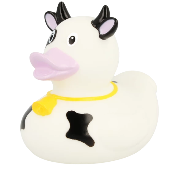 Cow Duck Black - GoneQwackers Rubber Duck Gift shop