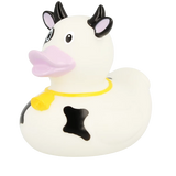 Cow Duck Black - GoneQwackers Rubber Duck Gift shop