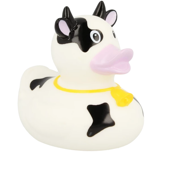 Cow Duck Black - GoneQwackers Rubber Duck Gift shop