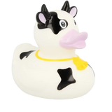 Cow Duck Black - GoneQwackers Rubber Duck Gift shop